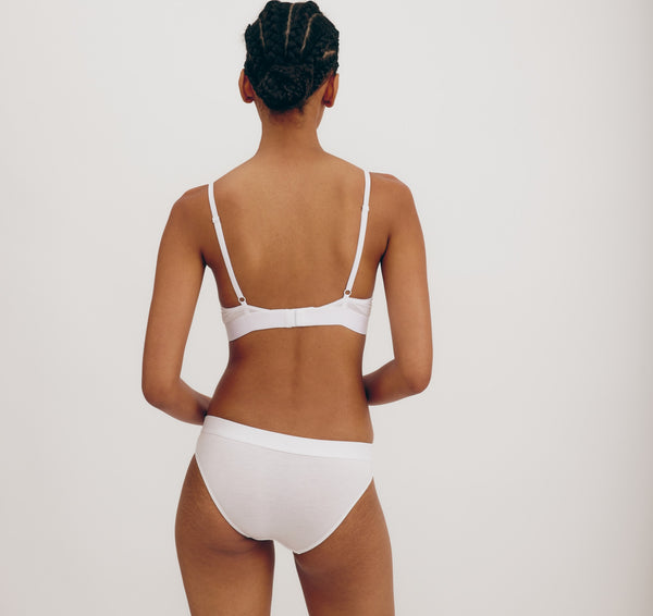 Organic Basics Soft Touch Bralette White