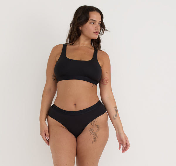 organic basics Soft Touch Briefs Black