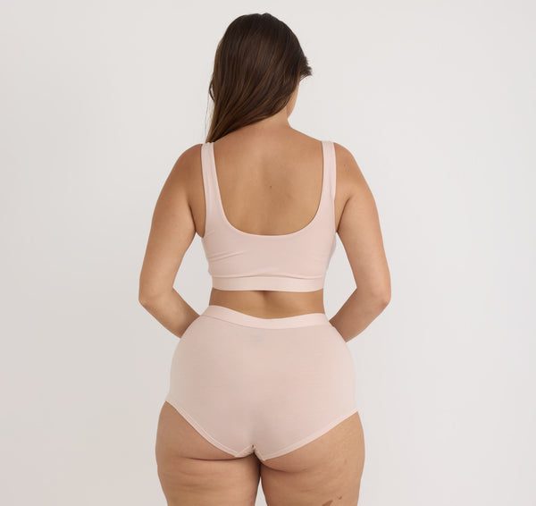 Organic Basics Soft Touch Shorty Soft Apricot