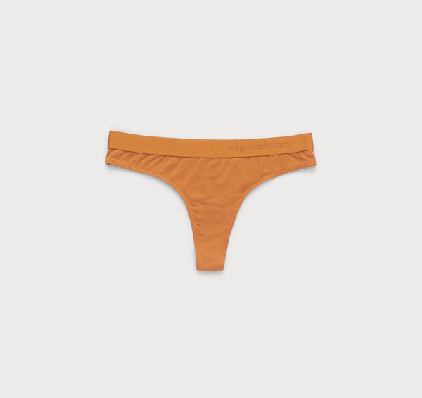 Organic Basics Soft Touch Tanga 2-pack Ocher