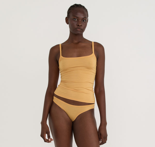 organic basics Soft Touch Veil Cami Caramel