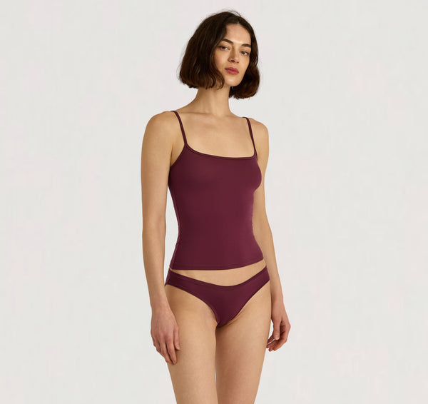 organic basics Soft Touch Veil Cami Fig