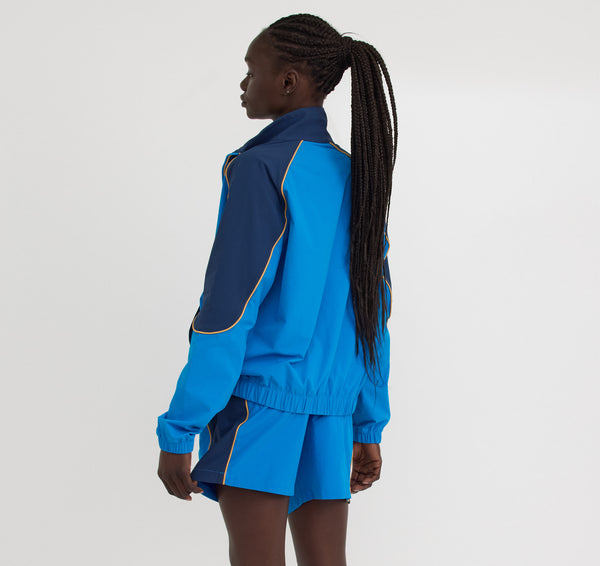 Organic Basics Track Jacket Azure Blue