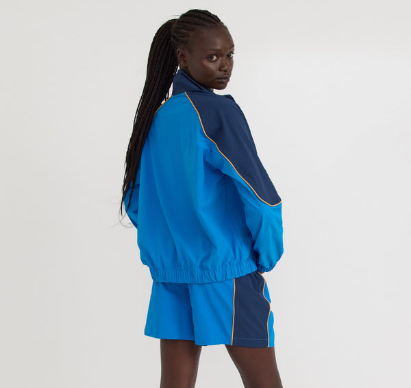 Organic Basics Track Jacket Azure Blue