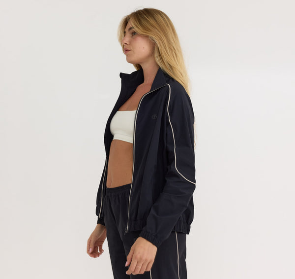Organic Basics Track Jacket Black