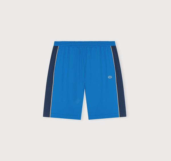 Organic Basics Track Shorts Azure Blue