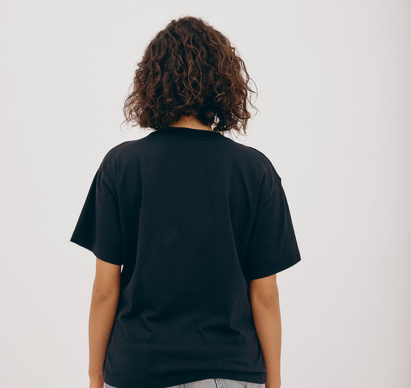 Organic Basics True Boxy Tee Black
