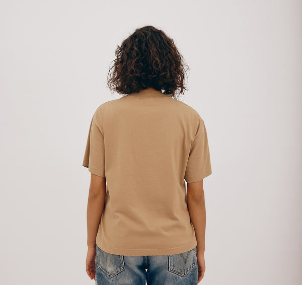 Organic Basics True Boxy Tee Hazelnut
