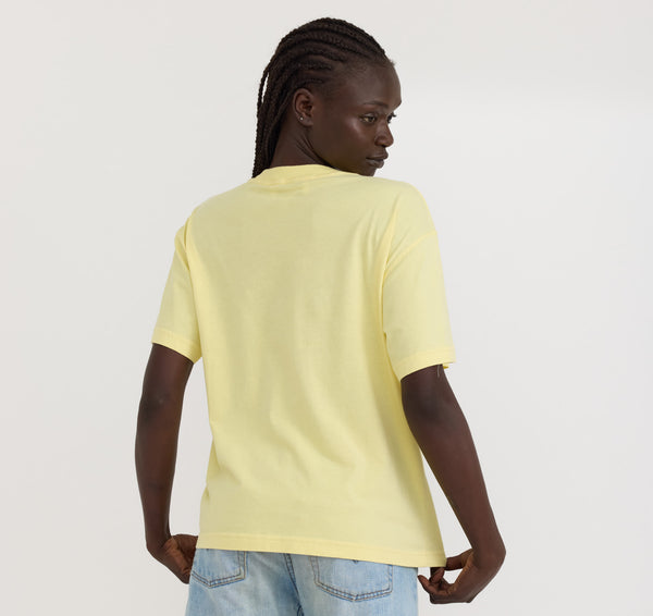 Organic Basics True Boxy Tee Light Lemon