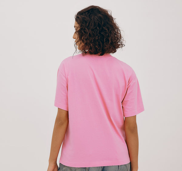 Organic Basics True Boxy Tee Soft Pink