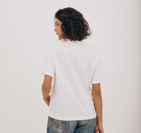 Organic Basics True Boxy Tee White
