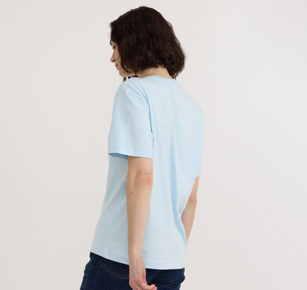 Organic Basics True Heavy Boxy Tee Light Blue