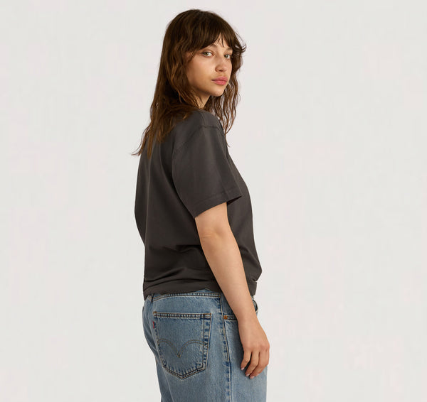 Organic Basics True Heavy Boxy Tee Slate