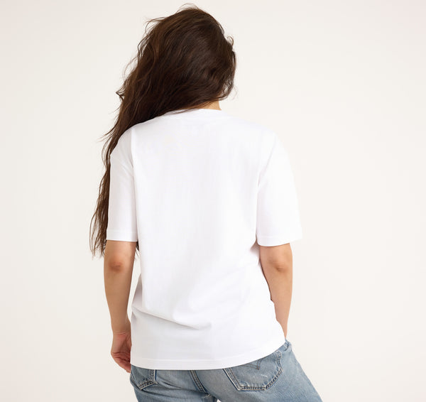 Organic Basics True Heavy Boxy Tee White