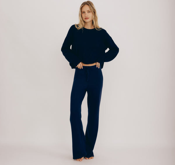 Organic Basics True Knit Sweater Navy