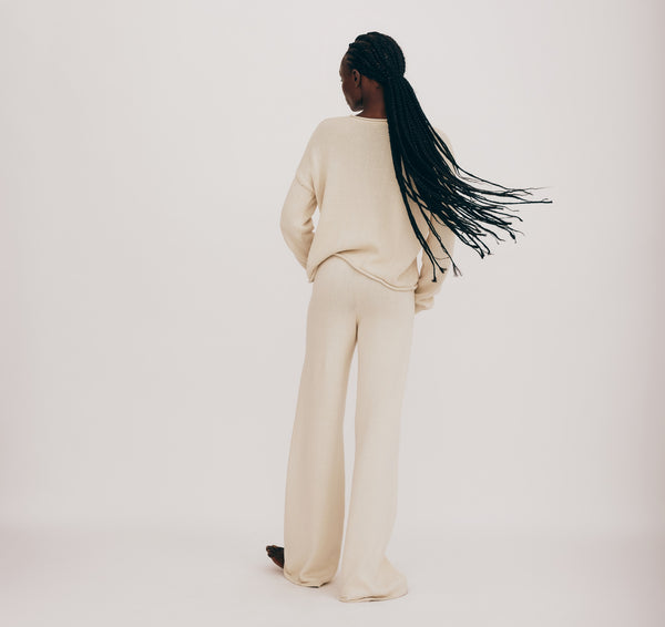 Organic Basics True Knit Sweater Oat