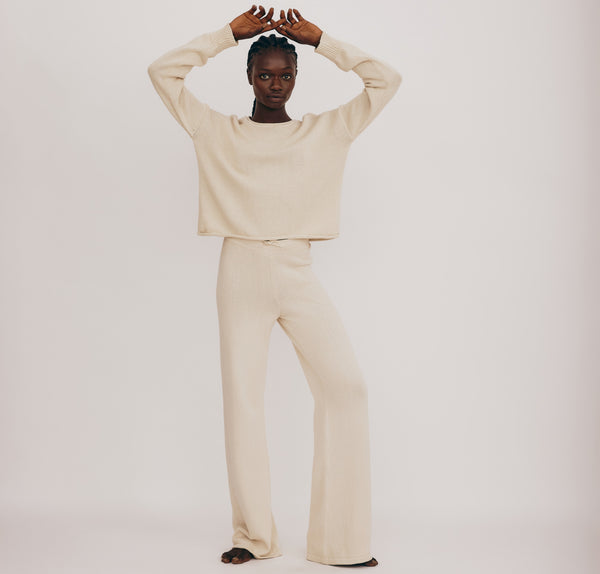 Organic Basics True Knit Sweater Oat