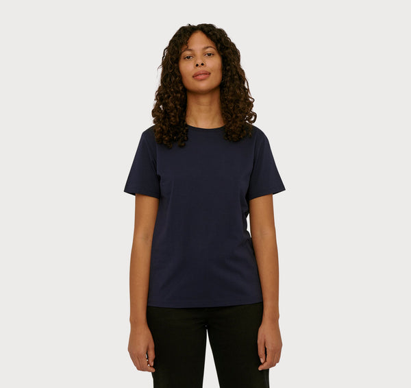 organic basics True Tee Navy