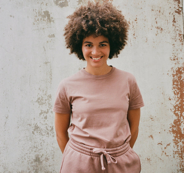 Organic Basics True Tee TerraToned Brick