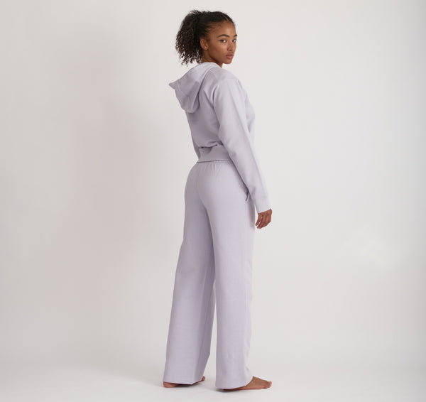 Organic Basics Weekend Boxy Hoodie Soft Lilac