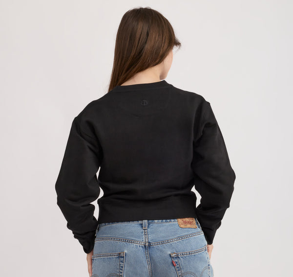 Organic Basics Weekend Boxy Sweatshirt Black