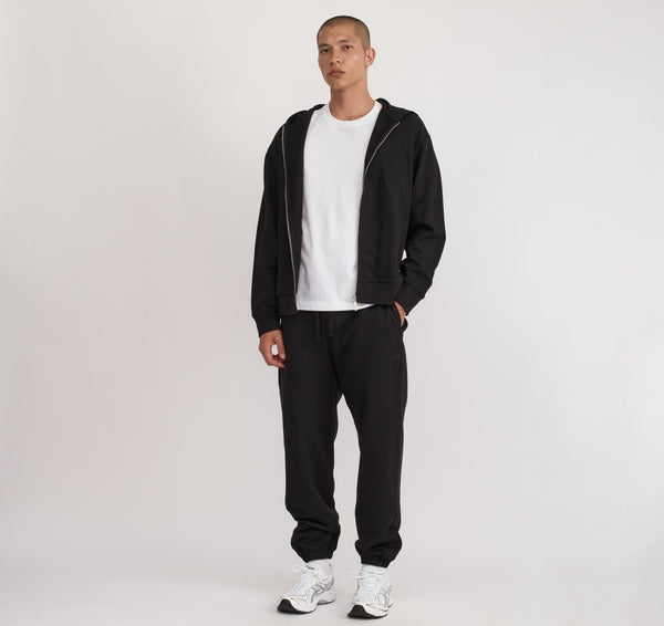 organic basics Weekend Joggers Black