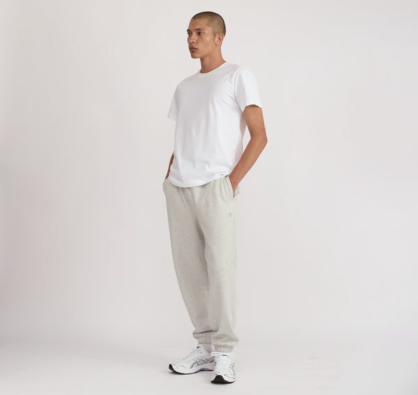 Organic Basics Weekend Joggers Misty Grey Melange