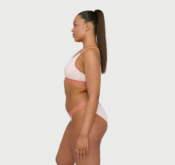 Organic Basics Recycled Cotton Move Briefs Rose Pink