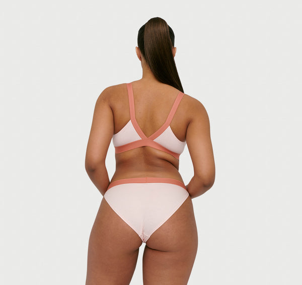 organic basics Recycled Cotton Move Briefs Rose Pink