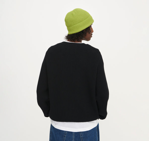 Organic Basics Soft Knit Fluffy Beanie Matcha Green