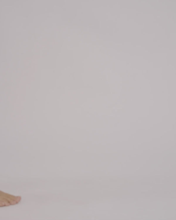 Organic Basics Soft Knit Rib Leg Warmer Soft Vanilla