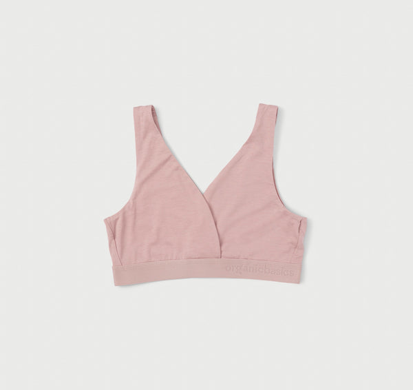 Organic Basics Soft Touch Basic Bralette Dusty Rose