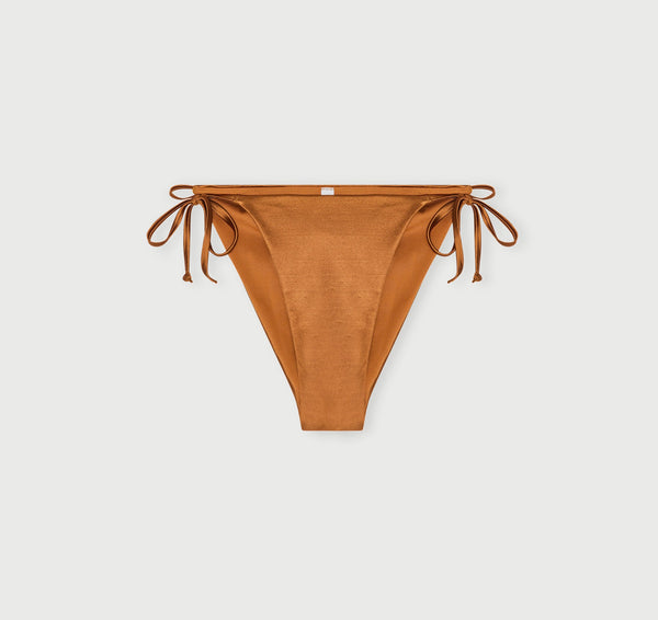 Organic Basics Solar Swim Tie Bikini Bottom Shimmer Coast