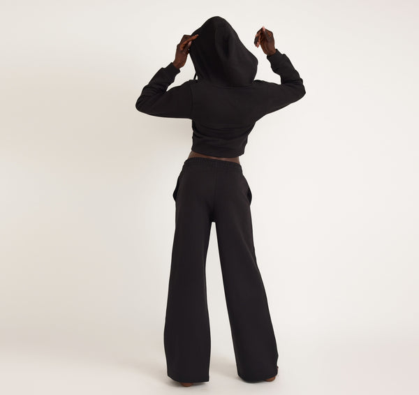 Organic Basics Weekend Straight Leg Sweatpants Black