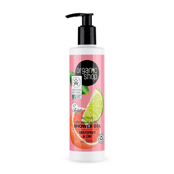 organic shop Active Invigorating Shower Gel Grapefruit & Lime