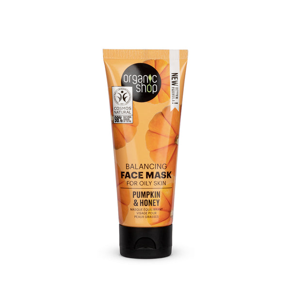 organic shop Balancing Face Mask For Oily Skin Pumpkin & Honey