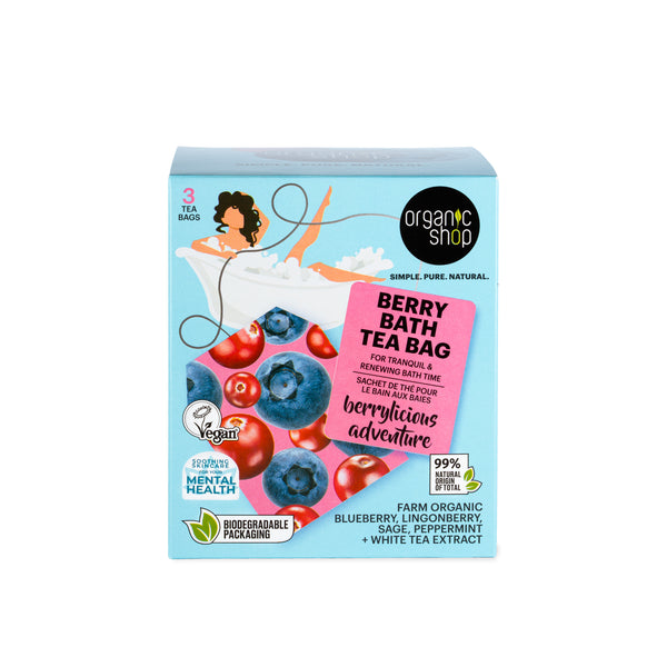 organic shop Berry Bath Tea Bag. Berryliscious Adventure