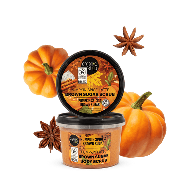 organic shop Brown Sugar Body Scrub Pumpkin Spice Latte