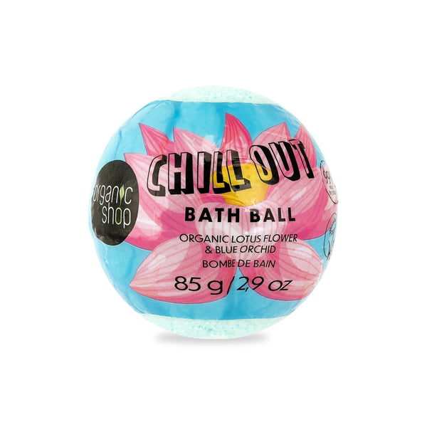 organic shop Chill Out Organic Lotus Flower & Blue Orchid Bath Ball