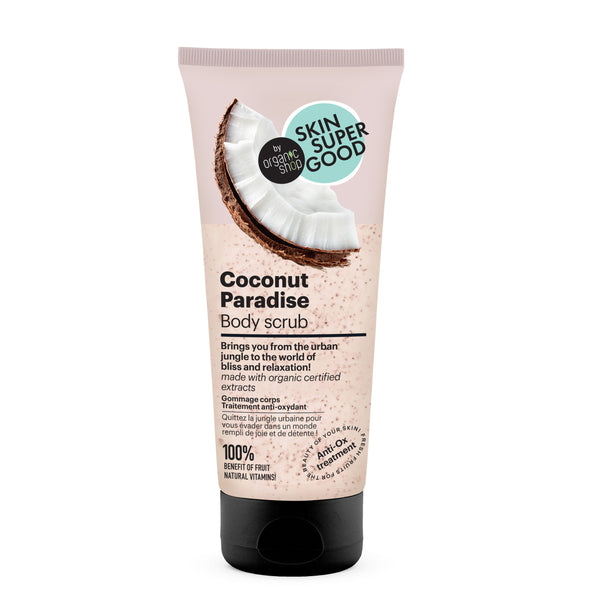 organic shop Coconut Paradise Body Scrub. Anti-Ox Treatment