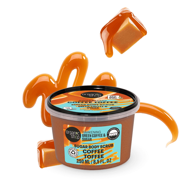 organic shop Coffee Toffee Body Scrub Awakening. Coffee & Sugar