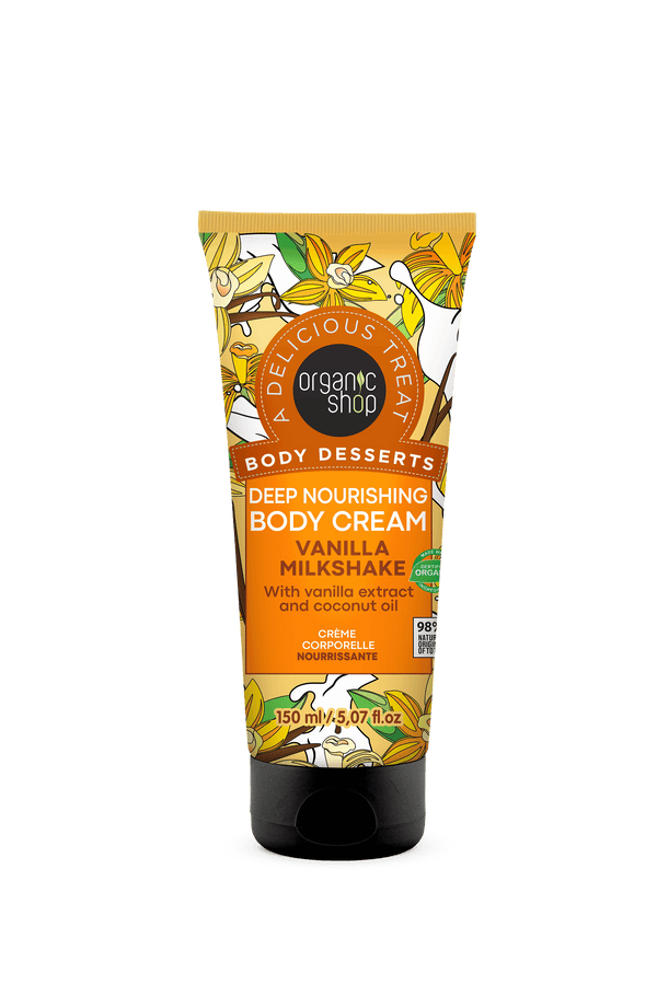 organic shop Deep Nourishing Body Cream Vanilla Milkshake