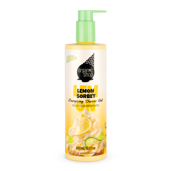 organic shop Energising Shower Gel Lemon Sorbet Delicious Moments