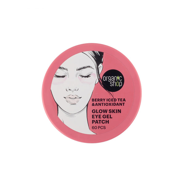organic shop Glow Skin Eye Gel Patch. Berry Iced Tea & Antioxidant