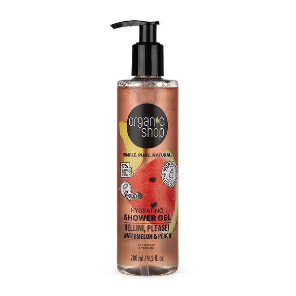 organic shop Hydrating Shower Gel Bellini Please Watermelon & Peach