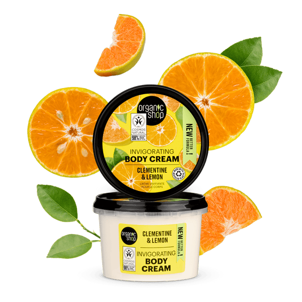 organic shop Invigorating Body Cream Clementine & Lemon