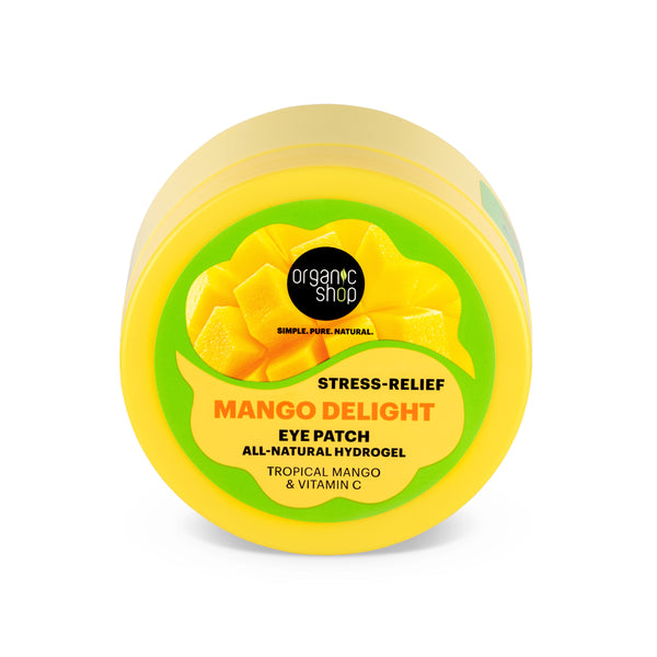 organic shop Mango Delight Stress Relief Natural Hydrogel Eye Patch