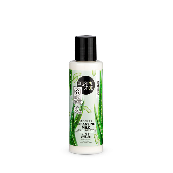 organic shop Micellar Cleansing Milk For All Skin Types Avocado & Aloe