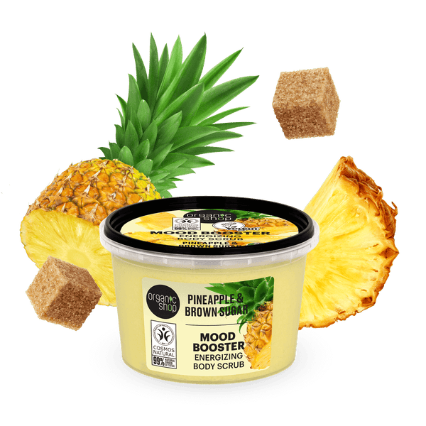 organic shop Mood Booster Energizing Body Scrub. Pineapple & Brown Sugar