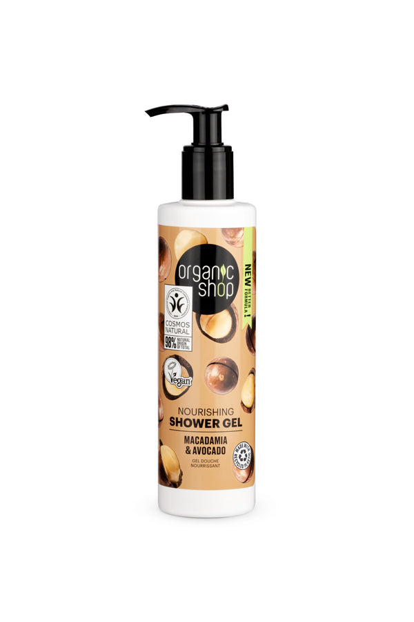 organic shop Nourishing Shower Gel Macadamia & Avocado